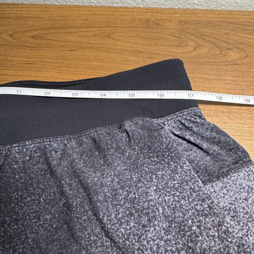 Lululemon Mens T.H.E. Short 9" Ocean Spray Ice Grey Black XL Lined Training Gym - Picture 5 of 8